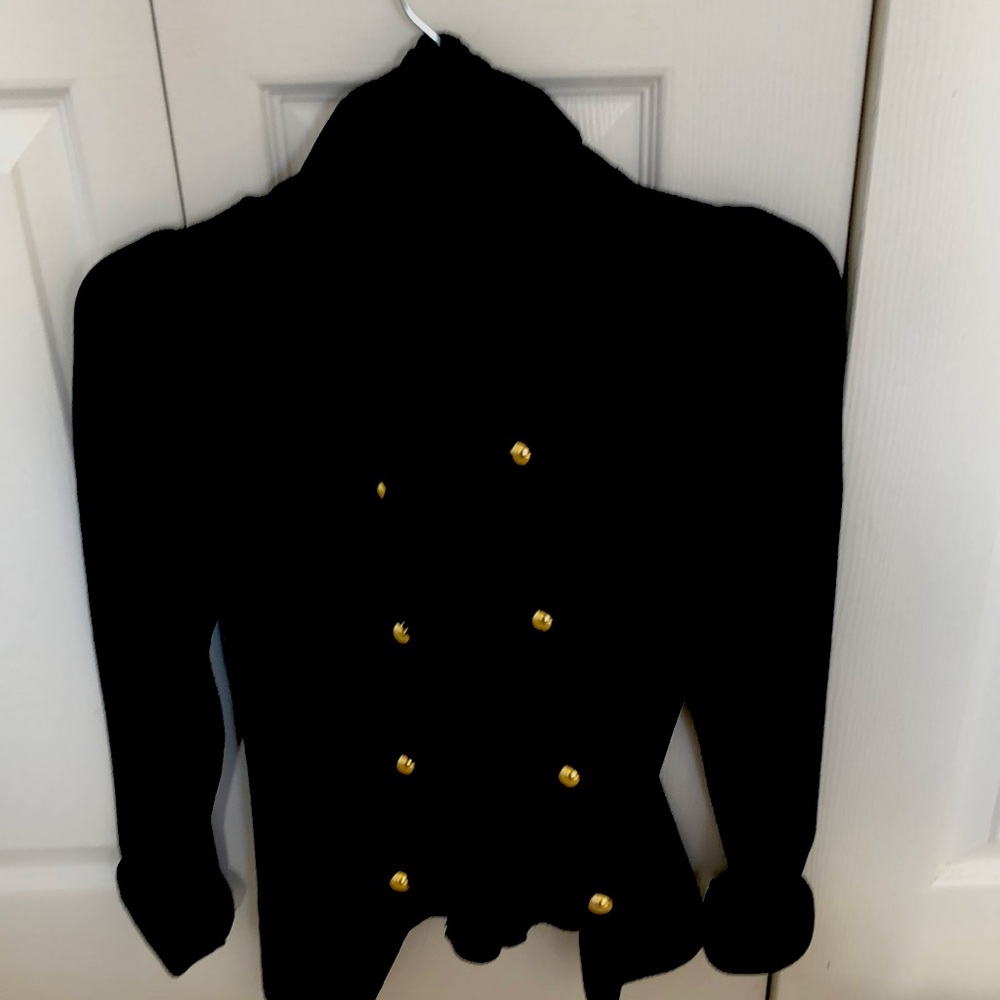 INC Open cardigans/ gold button accents
